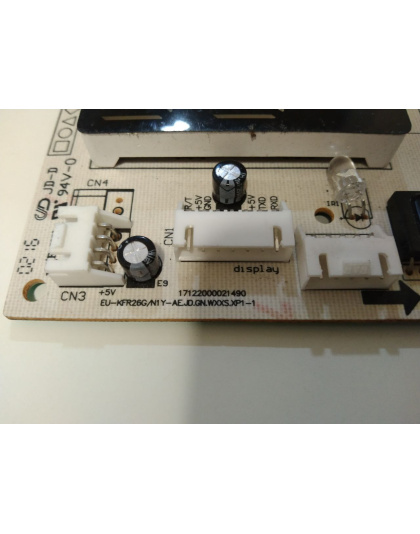 Placa display para aire acondicionado Midea - KFR26G/N1Y.AE.JD.GN.WXXS.XP1-1; 171220000021490